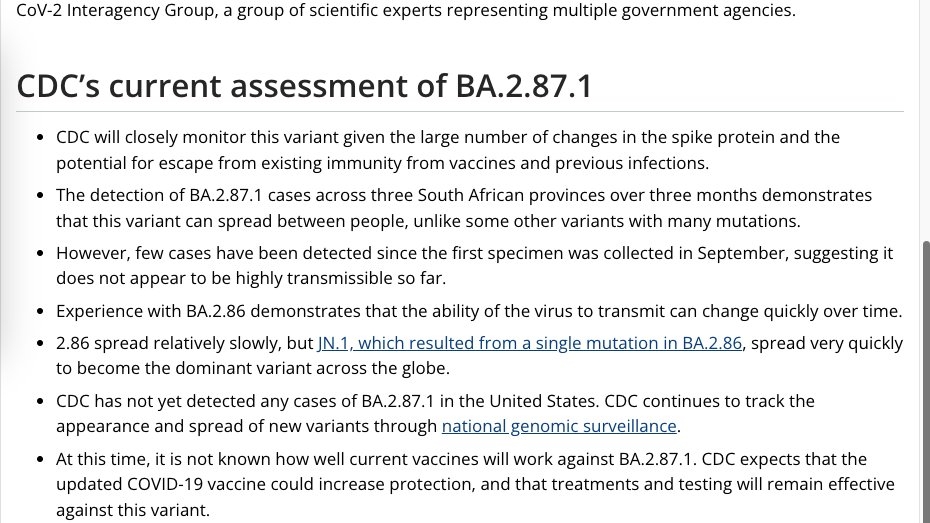 CDC Monitors New SARS-CoV-2 Variant BA.2.87.1: What We Know So Far
